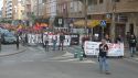 La manifestación contra el paro logra reunir a cuatrocientas personas en Puerto de Sagunto